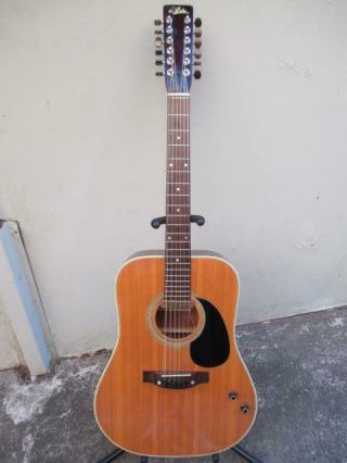 Vintage Aria 9604 12 String Acoustic Guitar - 1970s Made In Japan Mij