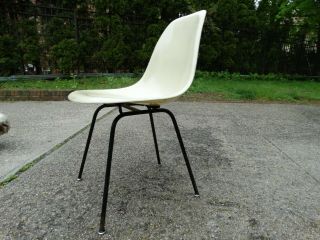 Vintage Mid - Century Herman Miller Fiberglass Shell Chair Eames Era