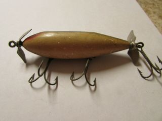 Vintage Cisco Kid Topper Musky Fishing Lure 4 1/2 " 3 Treble Hooks