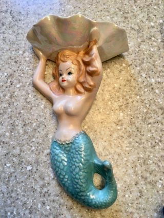 Vintage Mermaid Wall Plaque Soap Dish