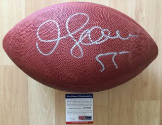 Junior Seau Signed Autographed Official Nfl Wilson Football Psa/dna Chargers