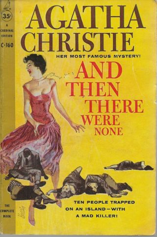 And Then There Were None (a.  K.  A.  Ten Little Indians) By Agatha Christie