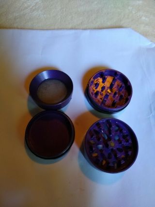 SLX - 2 inch Non Stick Grinder for herbs and tobacco - PURPLE - V2 2