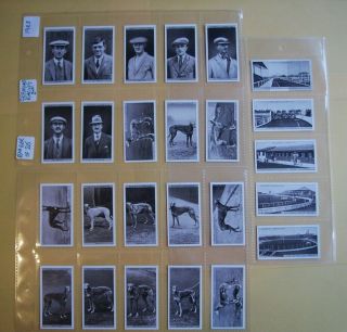 Cigarette Cards Ogdens 1928 Greyhound Racing Full Set Of 25 All Orig 2nd Series
