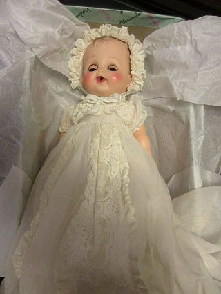 Vintage Madame Alexander Doll Kathy All W Christening Dress