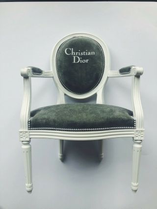 Vintage Christian Dior Store Display Miniature Chair (doll Chair) Rare