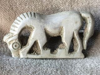 Rare Roman Silver Brooch Zoomorphic Horse 