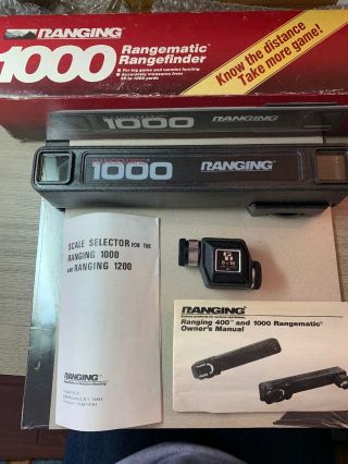 Vintage Rangematic 1000 Mk 5 Distance Rangefinder
