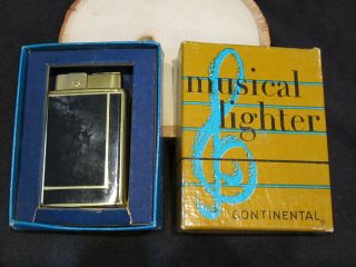 Vintage Continental Musical Lighter in 3