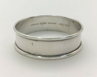 Elegant Vintage Gorham Sterling Silver Napkin Ring " No Mono "