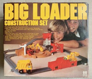 Vintage Tomy Big Loader Construction Set (1977) 100 Complete W/ Box