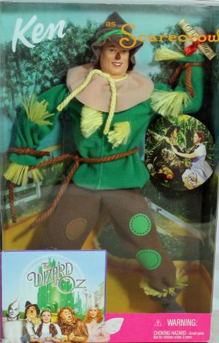 Barbie 25816 Ln Box 1999 Wizard Of Oz Scarecrow Ken