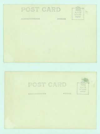 MT ST HELENS FROM SPIRIT LAKE WASHINGTON (2) Vtg 1930 ' s 40s RPPC Photo Postcards 2