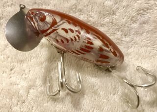 Fishing Lure Fred Arbogast Clear Sparrow Rattler Jitterbug Tackle Box Crank Bait