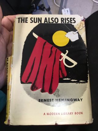 1926 Ernest Hemingway The Sun Also Rises Modern Library Running Of The Bulls Nr