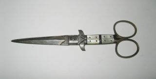 Antique Pair Solingen Germany Mop German Dagger Scissors