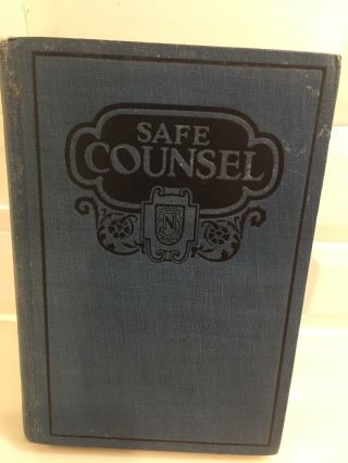 1928 Safe Counsel Or Practical Eugenics (safe Sex,  Health,  Medicine,  Science)