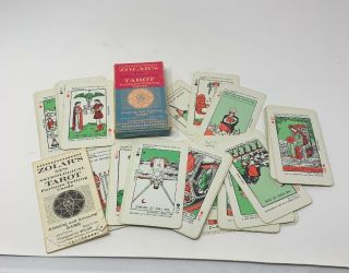 Zolars Vintage Astrological Tarot Fortune Telling Cards Deck Game 1960s