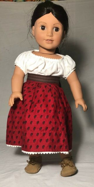 Vintage Historical Pleasant Company American Girl Doll Josefina W Meet Outfit