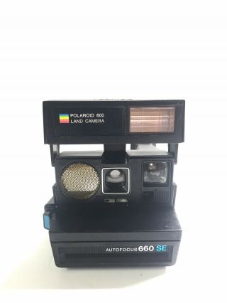 Vintage Polaroid Sun 660 Autofocus Se 600 Series Land Camera
