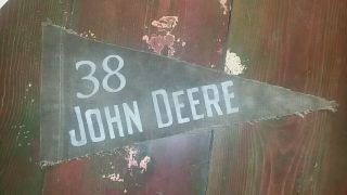 Vintage John Deere Pennant Sign 1938