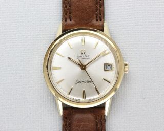Vintage Omega Seamaster 14k Gold Filled With Date 1960s Watch