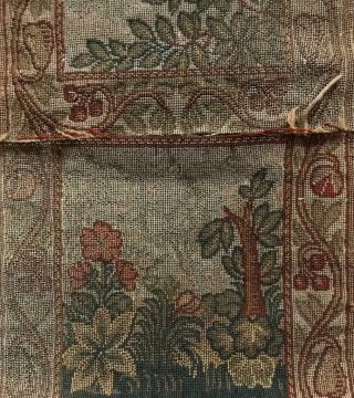 3 Fragments Antique/vintage Wide Arts & Crafts Tapestry Border 497