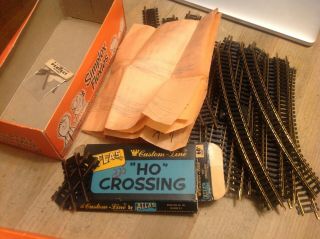 Vintage Ho Train Track With Cross Track