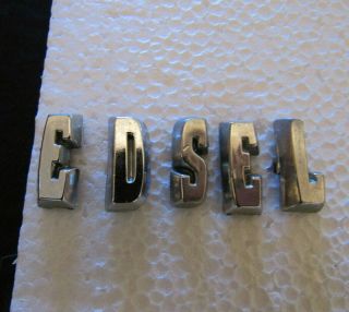 1959 Ford Ranger Edsel Hood Trim Letters Vintage Oem