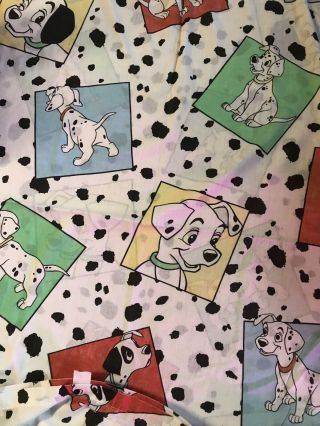 Vintage 101 Dalmations Flat & Fitted Sheet Set Twin Size
