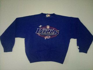 Vintage 90s Buffalo Bills Sweatshirt Logo Athletic Sz L Vtg Logo Nfl