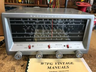 Vintage Hallicrafters S - 38e Tube Radio 4band Shortwave Communications Receiver