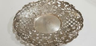 Sterling Silver Dutch Lacy Bowl 1880 