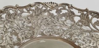 STERLING SILVER DUTCH LACY BOWL 1880 ' S 2