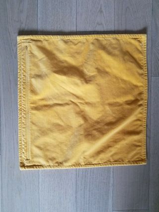 Pottery Barn 1 Honey Gold Washed Velvet Pillow Cover 20 