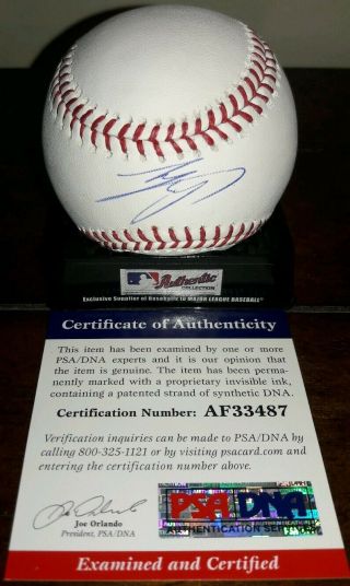Shoei Ohtani Los Angeles Angels Autographed Official Mlb Baseball Psa/dna Certed