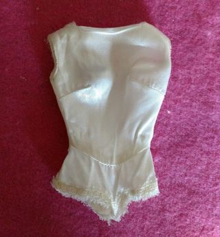 Vintage Barbie Commuter White Satin Camisole Very Rare And In