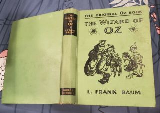 Vtg 1939 The Wizard Of Oz Hc Book Mgm Movie Edition Judy Garland L.  Frank Baum