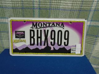 Montana License Plate Tough Enough To Wear Pink Of Montana