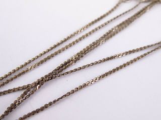 Vintage 925 Sterling Silver Necklace Chain 20 " 1.  7g N21