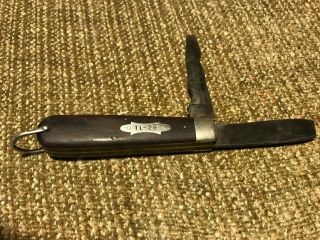 Q504a Vtg Antique Remington Folding Pocket Knife 2 Blade 3 - 1/2 "  Tl - 29