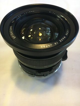 Canon Fd Mount Vintage Spiratone 18mm F3.  2 Ys Wide Angle Lens