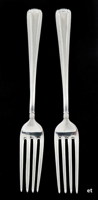 Pair Fine Sterling Silver R.  Blackinton & Co Marie Louise Forks