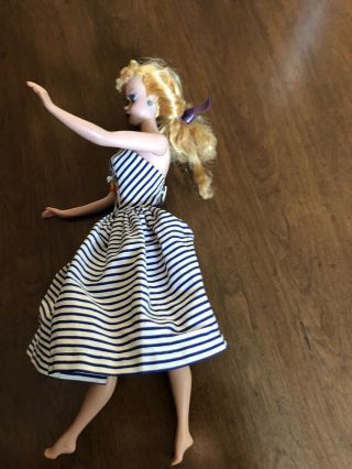 Vintage 1959 Mattel Ponytail Barbie Doll 3