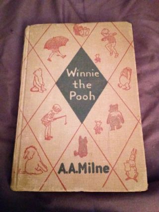 Vintage Winnie The Pooh Book By A.  A.  Milne 1961