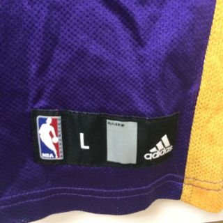 Los Angeles Lakers Kobe Bryant Basketball Jersey Size Youth Large Adidas 3