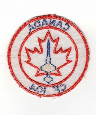 Vintage RCAF Royal Canadian Air Force squadron patch CF - 104 Starfighter 2