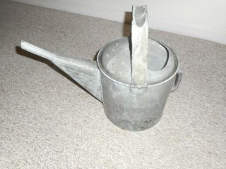 Vintage Dover Large Galvanized Steel Watering Can