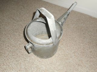Vintage Dover Large Galvanized Steel Watering Can 3