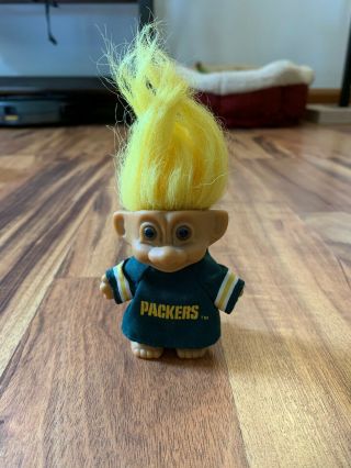 Vintage Russ Green Bay Packers Troll Wishnick Doll
